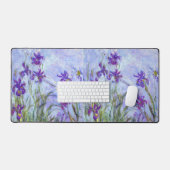 Claude Monet - Lila Irises / Iris Mauves Bureaumat (Keyboard & Muis)