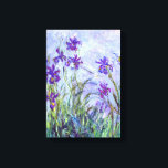 Claude Monet - Lila Irises / Iris Mauves Canvas Afdruk<br><div class="desc">Lila Irises / Iris Mauves - Claude Monet,  1914-1917</div>
