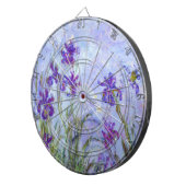 Claude Monet - Lila Irises / Iris Mauves Dartbord (Voorkant Rechts)