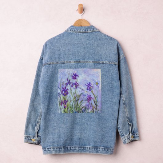 Claude Monet - Lila Irises / Iris Mauves Denim Jacket (Hangar)