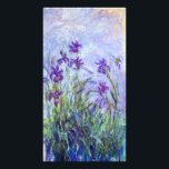 Claude Monet - Lila Irises / Iris Mauves Foto Afdruk<br><div class="desc">Lila Irises / Iris Mauves - Claude Monet,  1914-1917</div>