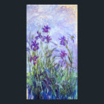 Claude Monet - Lila Irises / Iris Mauves Foto Afdruk<br><div class="desc">Lila Irises / Iris Mauves - Claude Monet,  1914-1917</div>