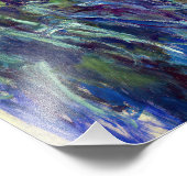 Claude Monet - Lila Irises / Iris Mauves Foto Afdruk (Hoek)