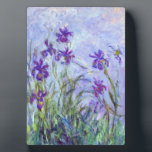 Claude Monet - Lila Irises / Iris Mauves Fotoplaat<br><div class="desc">Lila Irises / Iris Mauves - Claude Monet,  1914-1917</div>