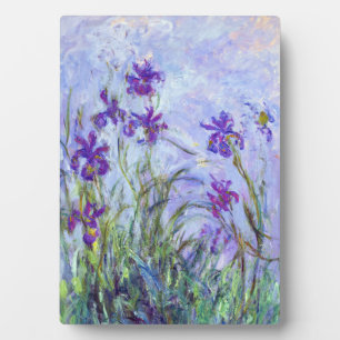Claude Monet - Lila Irises / Iris Mauves Fotoplaat