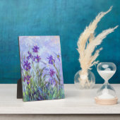 Claude Monet - Lila Irises / Iris Mauves Fotoplaat (Zijkant)