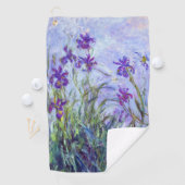 Claude Monet - Lila Irises / Iris Mauves Golfhanddoek (Insitu)