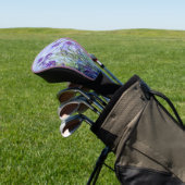 Claude Monet - Lila Irises / Iris Mauves Golfheadcover (Insitu)