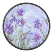 Claude Monet - Lila Irises / Iris Mauves Hockey Puck (Voorkant)