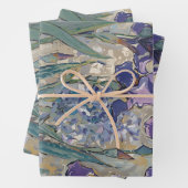 Claude Monet - Lila Irises / Iris Mauves Inpakpapier Vel (In situ)