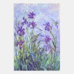 Claude Monet - Lila Irises / Iris Mauves Inpakpapier Vel<br><div class="desc">Lila Irises / Iris Mauves - Claude Monet,  1914-1917</div>