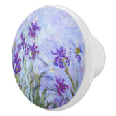 Claude Monet - Lila Irises / Iris Mauves Keramische Knop (Rechts)