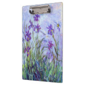 Claude Monet - Lila Irises / Iris Mauves Klembord (Links)