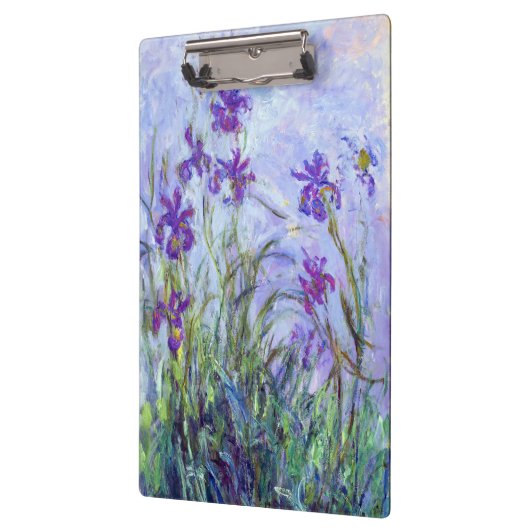 Claude Monet - Lila Irises / Iris Mauves Klembord (Links)