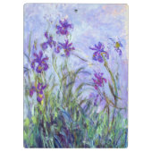 Claude Monet - Lila Irises / Iris Mauves Klembord (Achterkant)