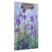 Claude Monet - Lila Irises / Iris Mauves Klembord (Rechts)