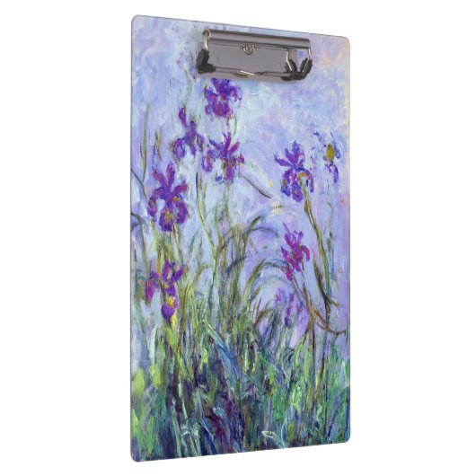 Claude Monet - Lila Irises / Iris Mauves Klembord (Rechts)