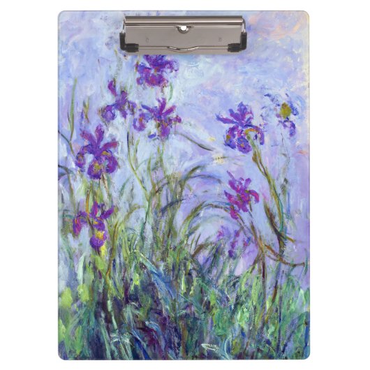Claude Monet - Lila Irises / Iris Mauves Klembord (Voorkant)