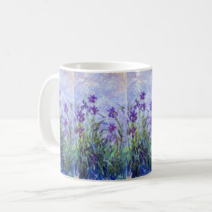 Claude Monet - Lila Irises / Iris Mauves Koffiemok