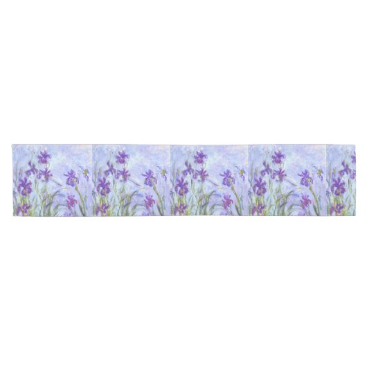 Claude Monet - Lila Irises / Iris Mauves Korte Tafelloper (Horizontaal)