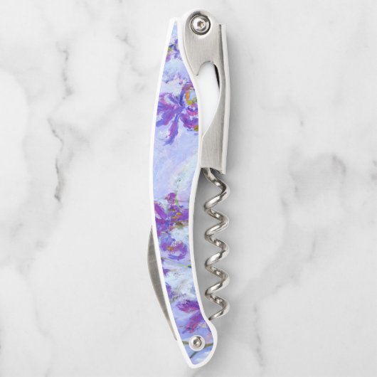 Claude Monet - Lila Irises / Iris Mauves Kurkentrekker (Achterkant)