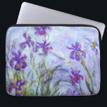 Claude Monet - Lila Irises / Iris Mauves Laptop Sleeve<br><div class="desc">Lila Irises / Iris Mauves - Claude Monet,  1914-1917</div>