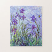 Claude Monet - Lila Irises / Iris Mauves Legpuzzel (Verticaal)