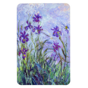Claude Monet - Lila Irises / Iris Mauves Magneet