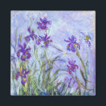 Claude Monet - Lila Irises / Iris Mauves Magneet<br><div class="desc">Lila Irises / Iris Mauves - Claude Monet,  1914-1917</div>