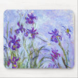 Claude Monet - Lila Irises / Iris Mauves Muismat<br><div class="desc">Lila Irises / Iris Mauves - Claude Monet,  1914-1917</div>