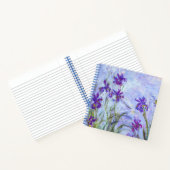 Claude Monet - Lila Irises / Iris Mauves Notitieboek (Binnen)