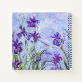 Claude Monet - Lila Irises / Iris Mauves Notitieboek (Achterkant)