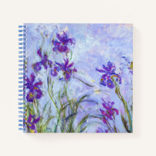 Claude Monet - Lila Irises / Iris Mauves Notitieboek