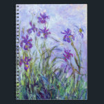 Claude Monet - Lila Irises / Iris Mauves Notitieboek<br><div class="desc">Lila Irises / Iris Mauves - Claude Monet,  1914-1917</div>