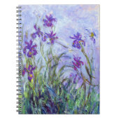 Claude Monet - Lila Irises / Iris Mauves Notitieboek (Voorkant)