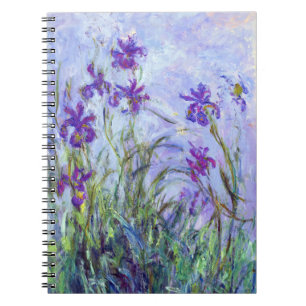 Claude Monet - Lila Irises / Iris Mauves Notitieboek
