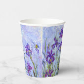 Claude Monet - Lila Irises / Iris Mauves Papieren Bekers (Rechts)
