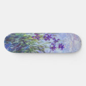 Claude Monet - Lila Irises / Iris Mauves Persoonlijk Skateboard (Horizontaal)