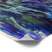 Claude Monet - Lila Irises / Iris Mauves Poster (Hoek)