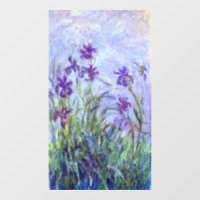 Claude Monet - Lila Irises / Iris Mauves