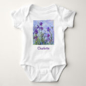 Claude Monet - Lila Irises / Iris Mauves Romper (Voorkant)
