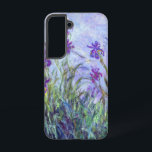 Claude Monet - Lila Irises / Iris Mauves Samsung Galaxy Hoesje<br><div class="desc">Lila Irises / Iris Mauves - Claude Monet,  1914-1917</div>
