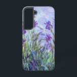 Claude Monet - Lila Irises / Iris Mauves Samsung Galaxy Hoesje<br><div class="desc">Lila Irises / Iris Mauves - Claude Monet,  1914-1917</div>