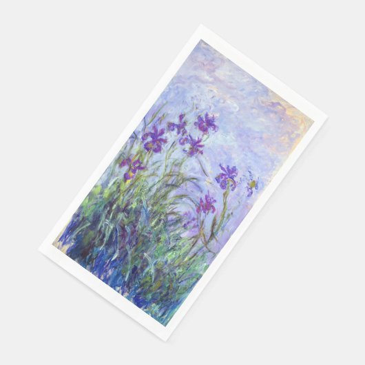 Claude Monet - Lila Irises / Iris Mauves Servet (Hoek)