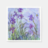 Claude Monet - Lila Irises / Iris Mauves Servet (Voorkant)
