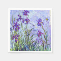 Claude Monet - Lila Irises / Iris Mauves