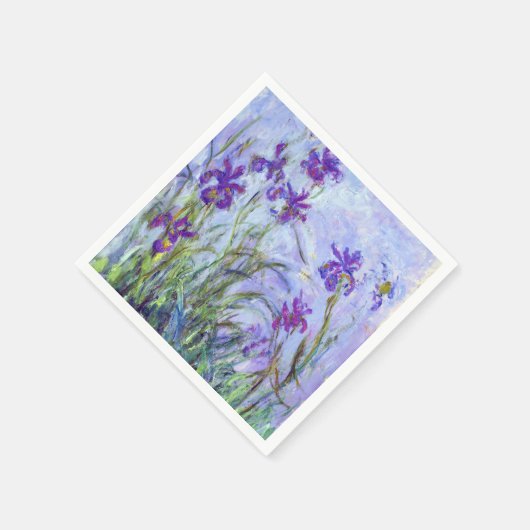 Claude Monet - Lila Irises / Iris Mauves Servet (Hoek)