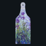 Claude Monet - Lila Irises / Iris Mauves Snijplank<br><div class="desc">Lila Irises / Iris Mauves - Claude Monet,  1914-1917</div>