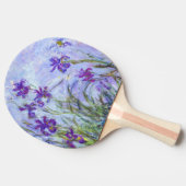 Claude Monet - Lila Irises / Iris Mauves Tafeltennisbatje (Zijkant)