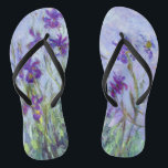 Claude Monet - Lila Irises / Iris Mauves Teenslippers<br><div class="desc">Lila Irises / Iris Mauves - Claude Monet,  1914-1917</div>